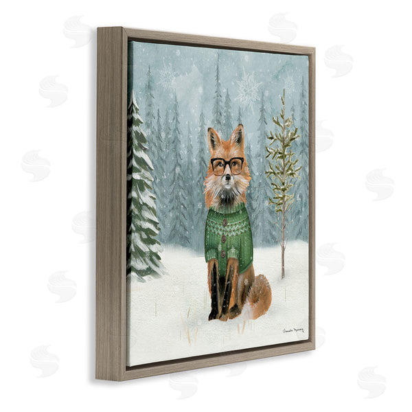 Stupell Industries Danielle Murray | Winter Woodland Fox Wall Art