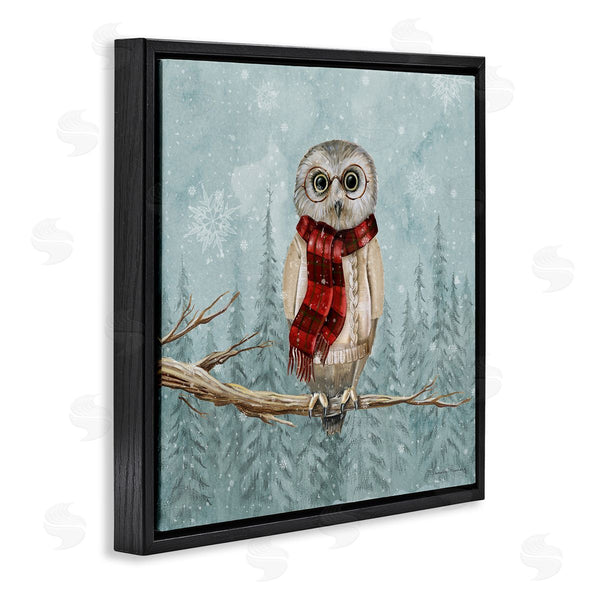 Stupell Industries Danielle Murray | Winter Woodland Owl Wall Art