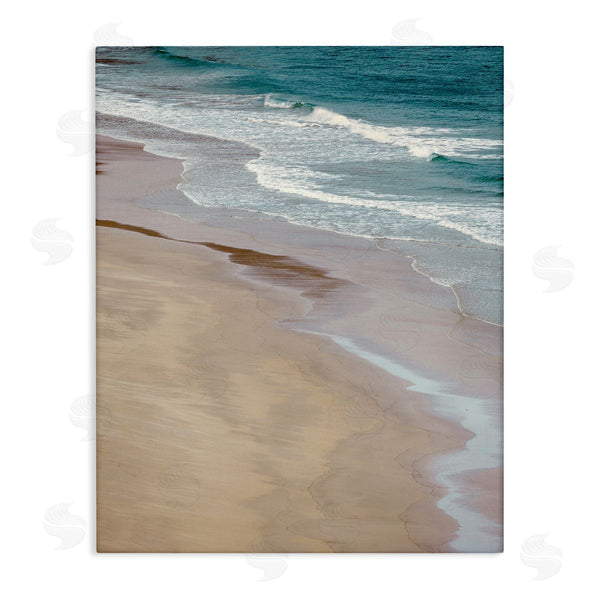 stupell industries Danita Delimont | Aerial View Ocean Water Foamy Coast Beach Wall Art