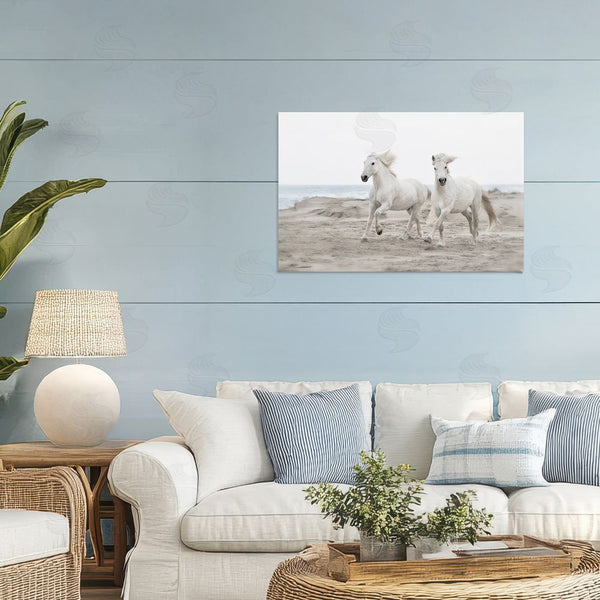 Stupell Industries Danita Delimont | Beach Running Horses