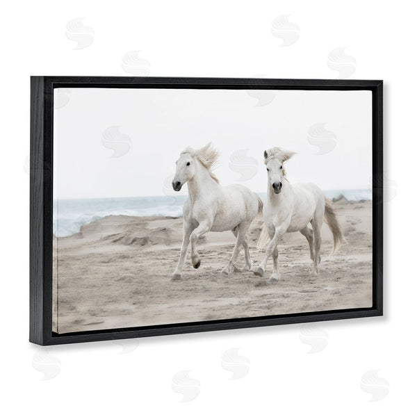 Stupell Industries Danita Delimont | Beach Running Horses