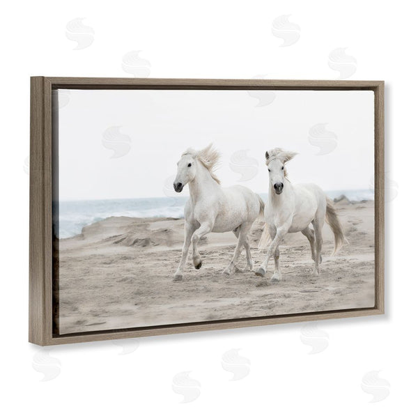 Stupell Industries Danita Delimont | Beach Running Horses
