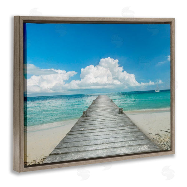 Stupell Industries Danita Delimont | Clear Blue Beach Sky Wall Art