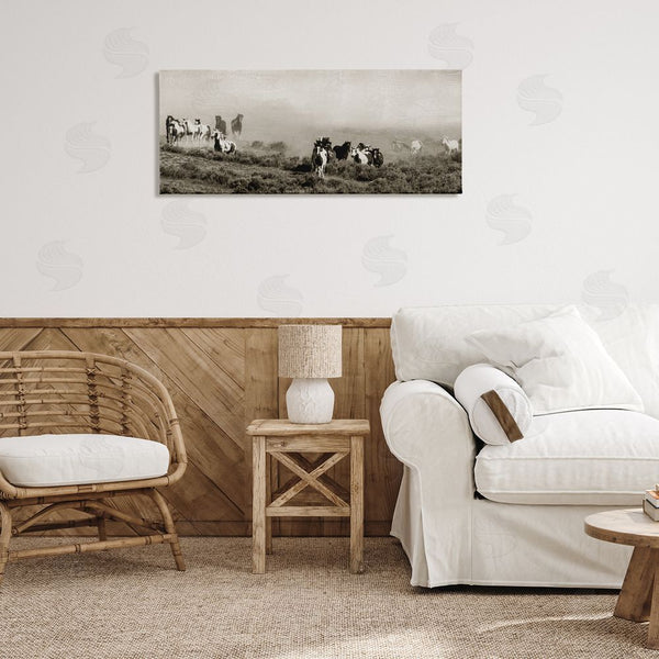 Stupell Industries Danita Delimont | Dust Up Horse Stampede