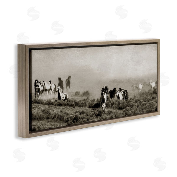 Stupell Industries Danita Delimont | Dust Up Horse Stampede