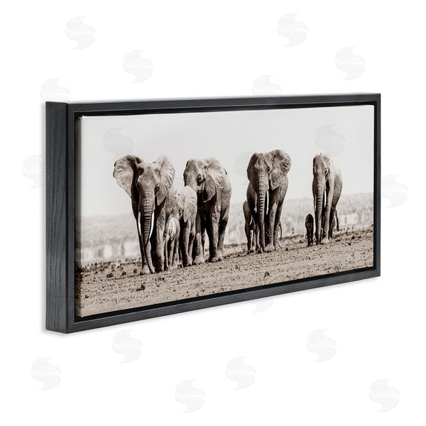 Stupell Industries Danita Delimont | Elephant Family On Savanna