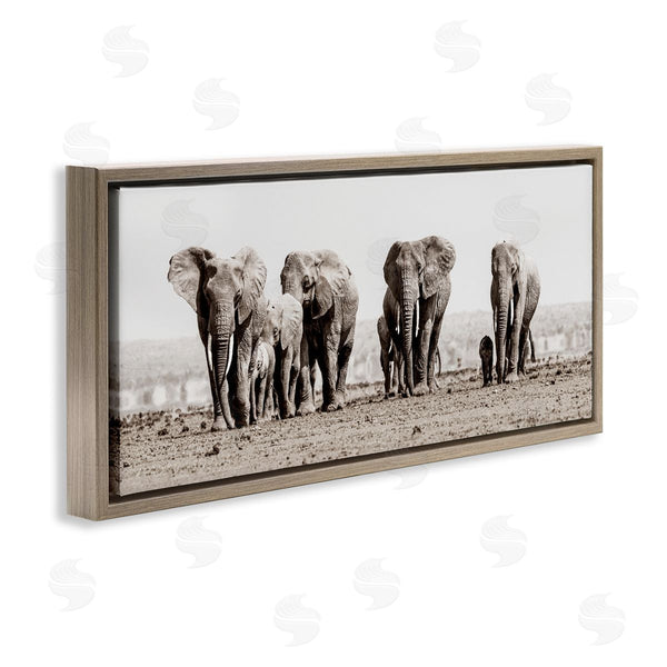 Stupell Industries Danita Delimont | Elephant Family On Savanna
