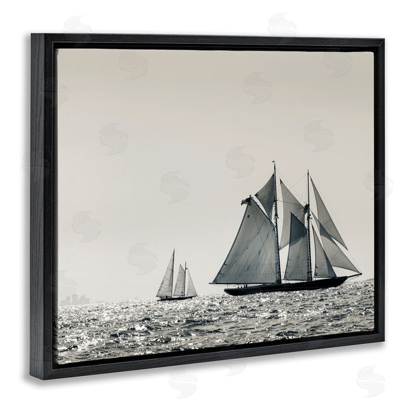 Stupell Industries Danita Delimont | Grand Ocean Ships Nautical Sailing Scene Muted Photography Wall Art