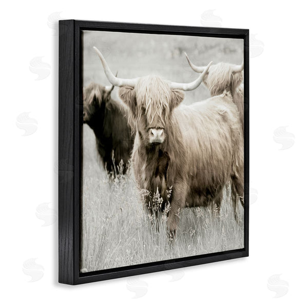 Stupell Industries Danita Delimont | Highland Cattle Country Meadow Wall Art