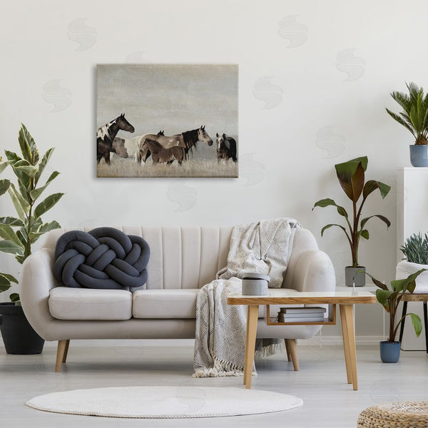 Stupell Industries Danita Delimont | Horse Family Foals Grazing Wall Art