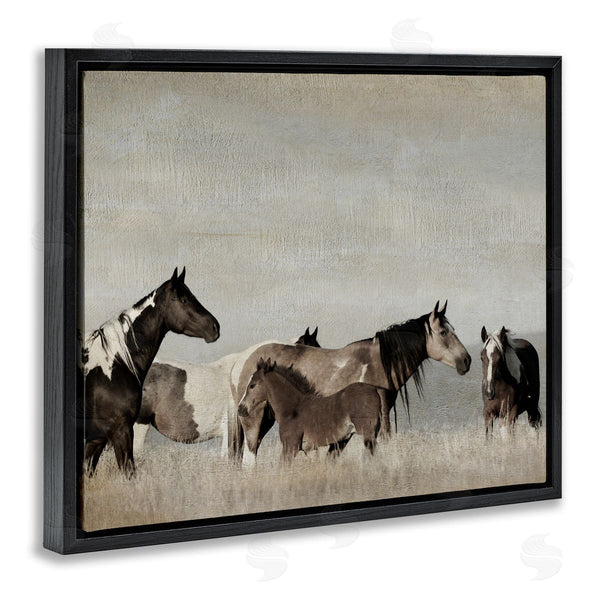 Stupell Industries Danita Delimont | Horse Family Foals Grazing Wall Art