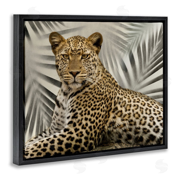 Stupell Industries Danita Delimont | Leopard With Palm Fronds