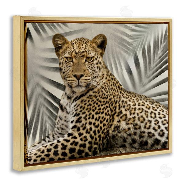 Stupell Industries Danita Delimont | Leopard With Palm Fronds