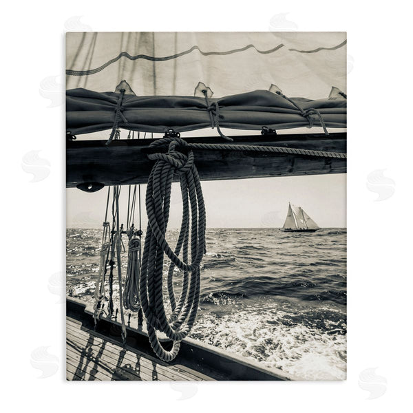 stupell industries Danita Delimont | Ocean Sail Tie Line Vintage Ship Muted Photography Wall Art