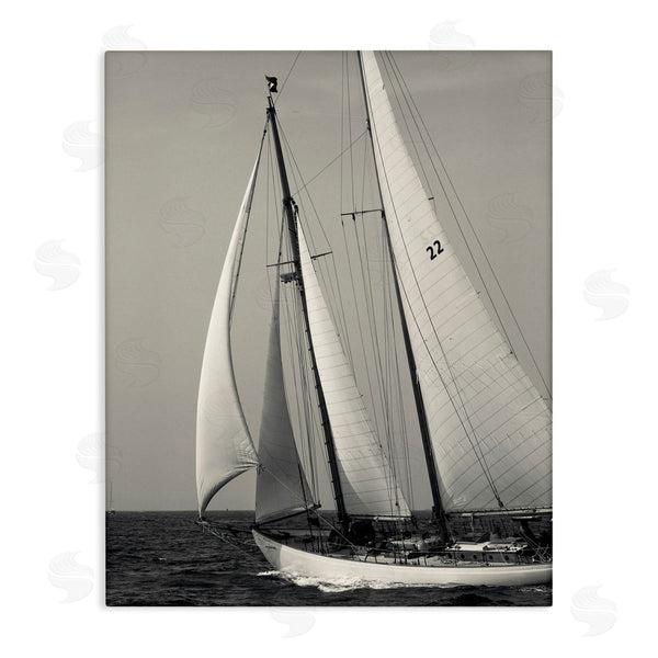 stupell industries Danita Delimont | Ocean Ship Full Sail Modern Nautical Boat Photography Wall Art