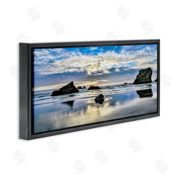 Stupell Industries Danita Delimont | Rocks Protruding On Beach Wall Art