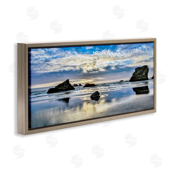 Stupell Industries Danita Delimont | Rocks Protruding On Beach Wall Art