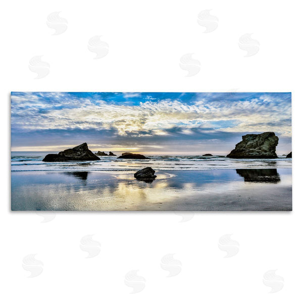 stupell industries Danita Delimont | Rocks Protruding on Beach Wall Art