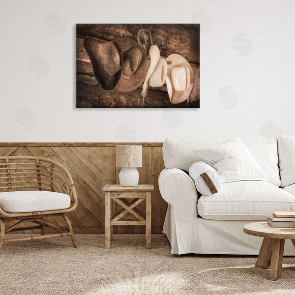 Stupell Industries Danita Delimont | Rustic Cowboy Hats Wall Art