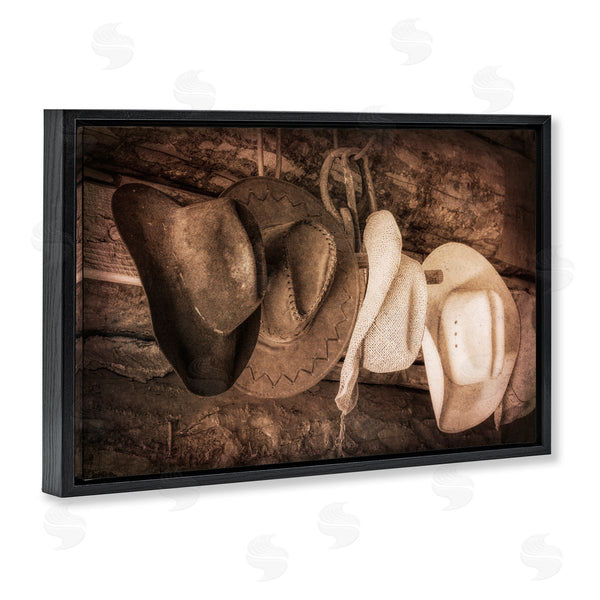 Stupell Industries Danita Delimont | Rustic Cowboy Hats Wall Art
