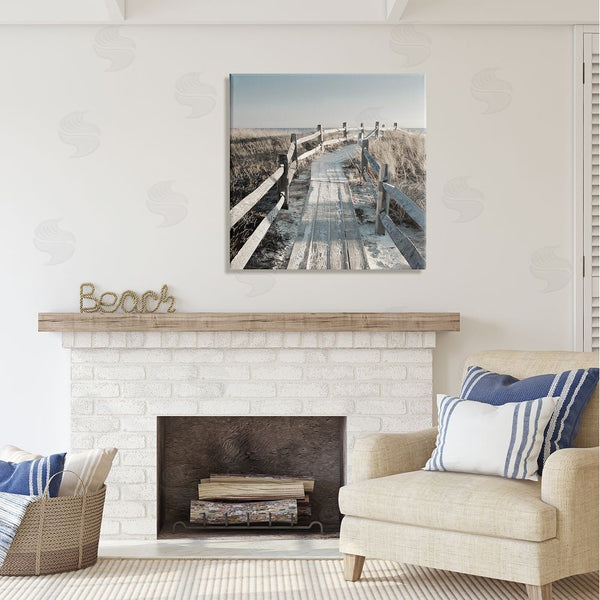 Stupell Industries Danita Delimont | Seaside Boardwalk Coastal Beach Wall Art