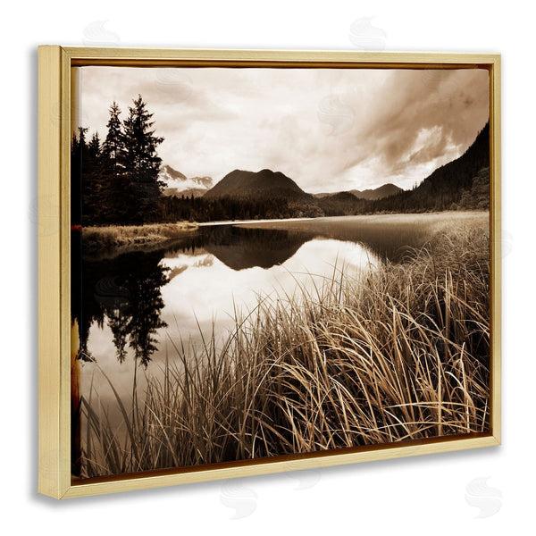 Stupell Industries Danita Delimont | Sepia Lake Reflection
