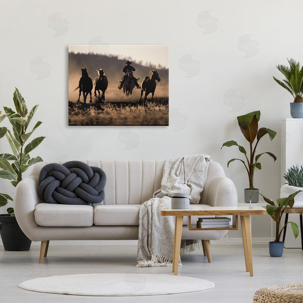 Stupell Industries Danita Delimont | Southwestern Cowboy At Sunset Wall Art