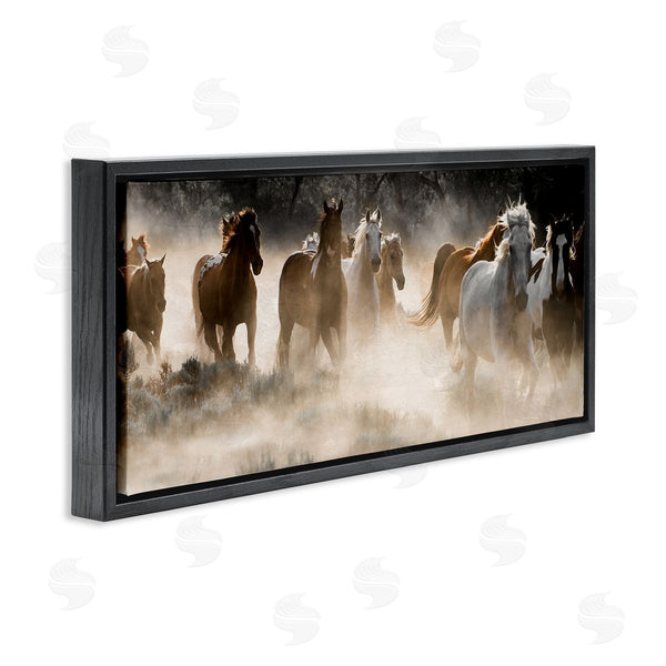 Stupell Industries Danita Delimont | Striking Horse Herd Galloping Wall Art