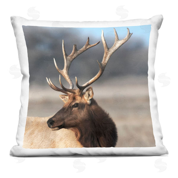 stupell industries Danita Delimont | Stunning Elk Portrait Printed Throw Pillow