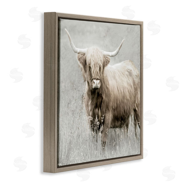 Stupell Industries Danita Delimont | Subtle Longhorn Cattle
