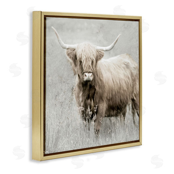 Stupell Industries Danita Delimont | Subtle Longhorn Cattle