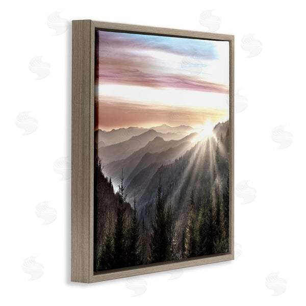 Stupell Industries Danita Delimont | Sun Rays Through Peaks Wall Art