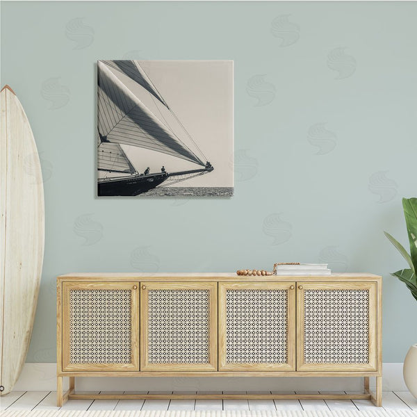 Stupell Industries Danita Delimont | Vintage Ocean Ship Photography People Resting On Bow Wall Art