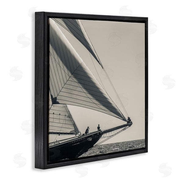 Stupell Industries Danita Delimont | Vintage Ocean Ship Photography People Resting On Bow Wall Art