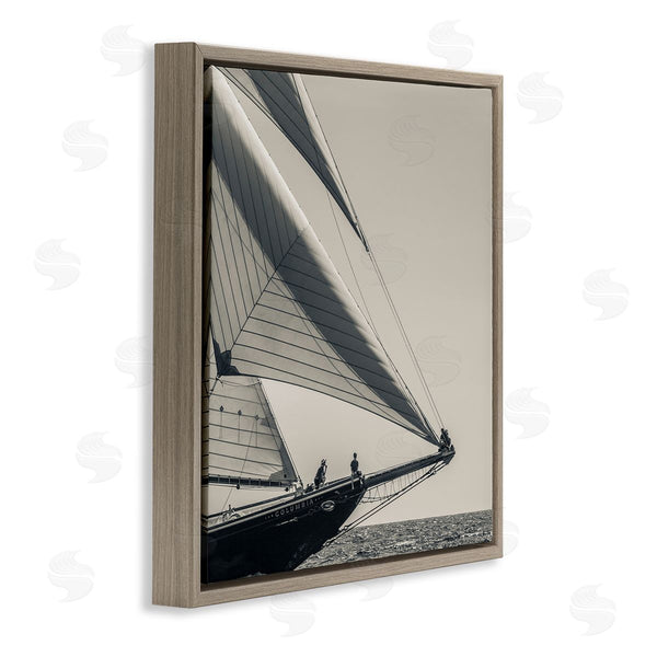 Stupell Industries Danita Delimont | Vintage Ocean Ship Photography People Resting On Bow Wall Art