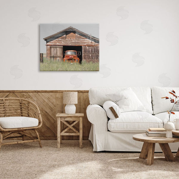 Stupell Industries Danita Delimont | Vintage Pickup Truck Weathered Country Barn Farmland Wall Art