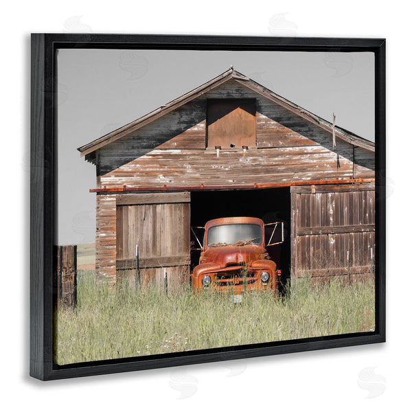 Stupell Industries Danita Delimont | Vintage Pickup Truck Weathered Country Barn Farmland Wall Art