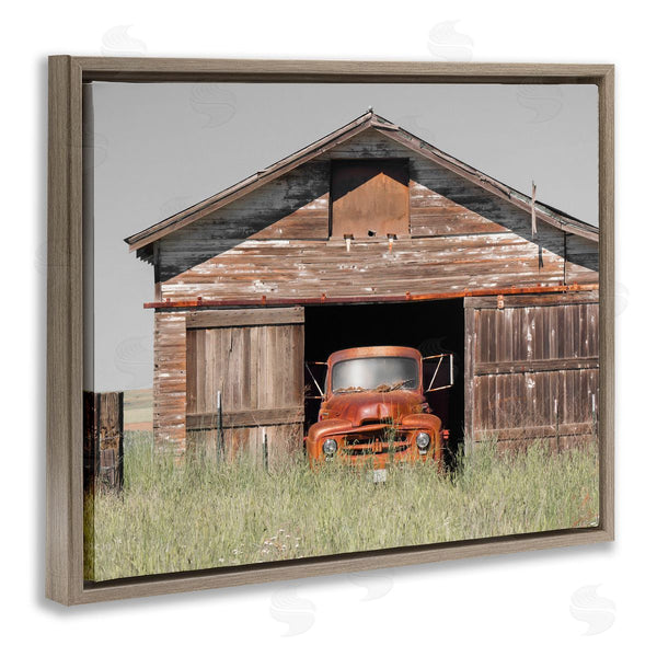 Stupell Industries Danita Delimont | Vintage Pickup Truck Weathered Country Barn Farmland Wall Art