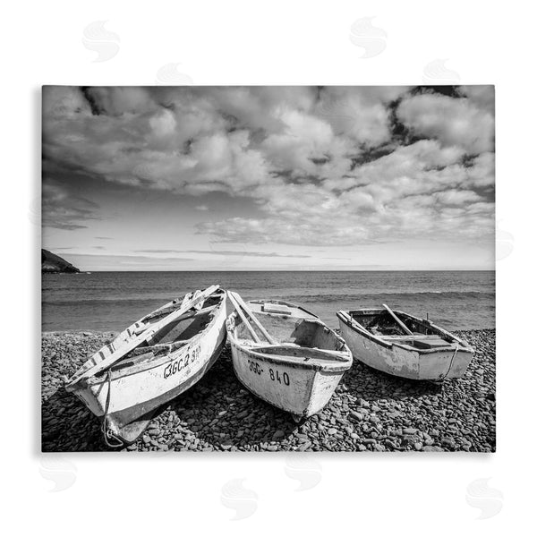 stupell industries Danita Delimont | Vintage Rowboats on Rocky Beach Shore Nautical Photography Wall Art