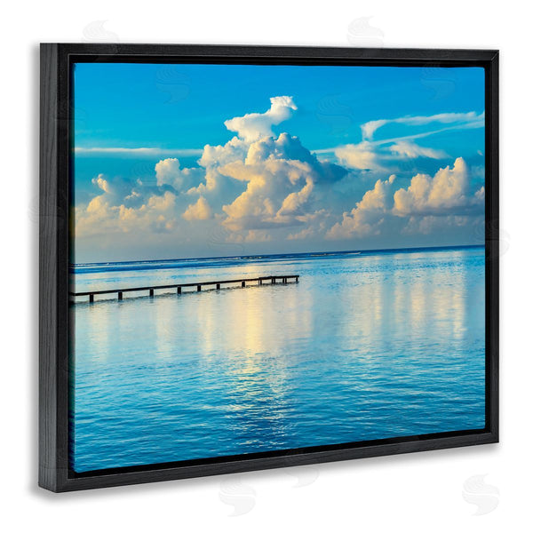 Stupell Industries Danita Delimont | Waterfront Dock Clouds