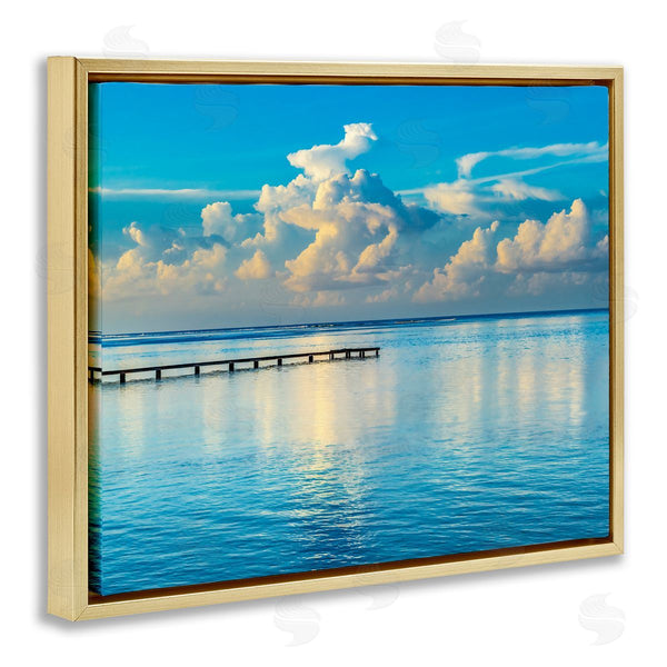 Stupell Industries Danita Delimont | Waterfront Dock Clouds