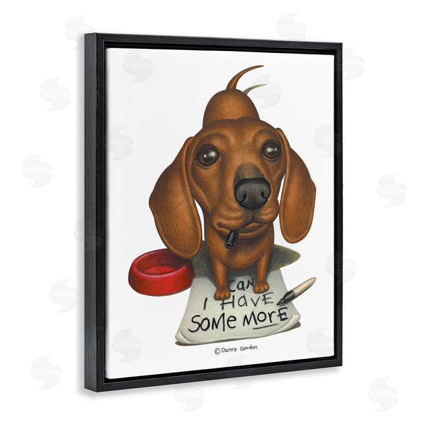 Stupell Industries Danny Gordan | Can I Have Some More Dog