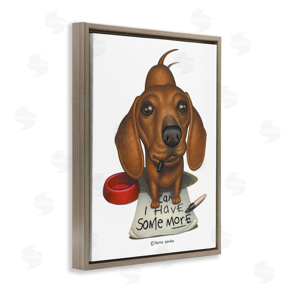 Stupell Industries Danny Gordan | Can I Have Some More Dog