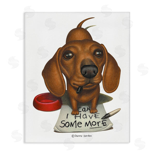 stupell industries Danny Gordan | Can I Have Some More Dog