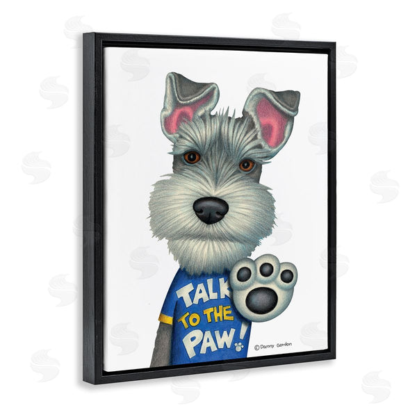 Stupell Industries Danny Gordan | Talk To The Paw Scotty Dog
