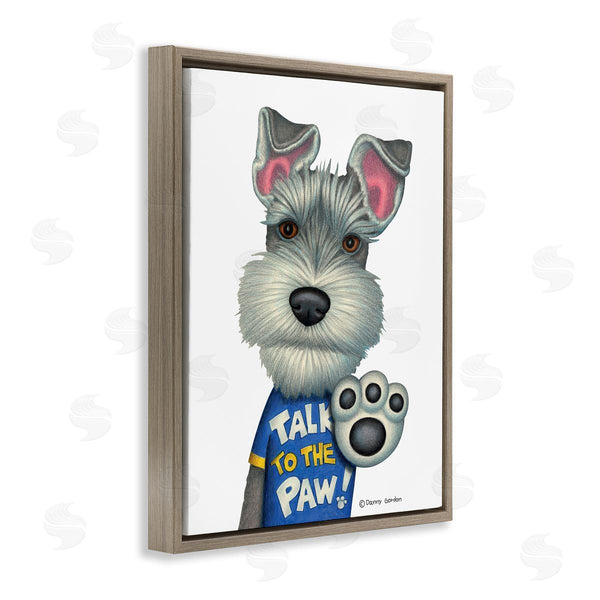Stupell Industries Danny Gordan | Talk To The Paw Scotty Dog