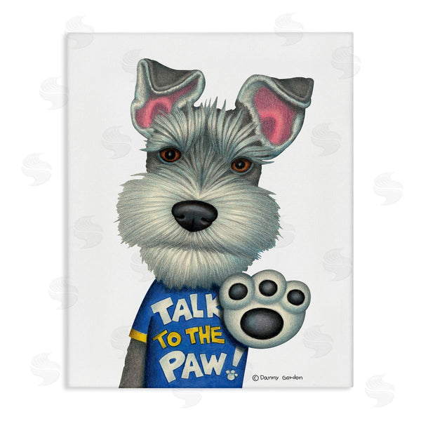stupell industries Danny Gordan | Talk to the Paw Scotty Dog