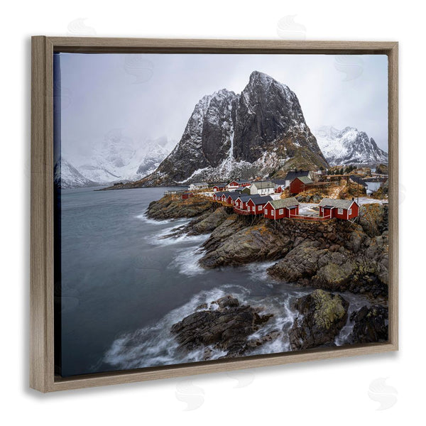 Stupell Industries Danny Head | Cliffside Nautical Town Wall Art