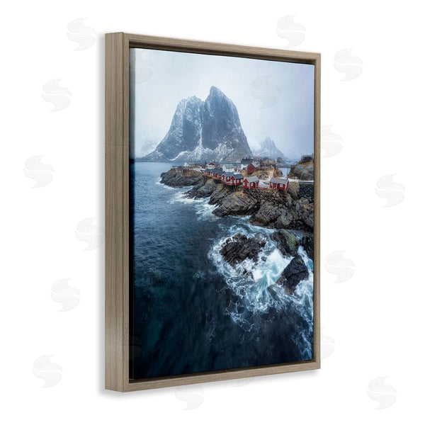 Stupell Industries Danny Head | Coastal Ocean Village Wall Art