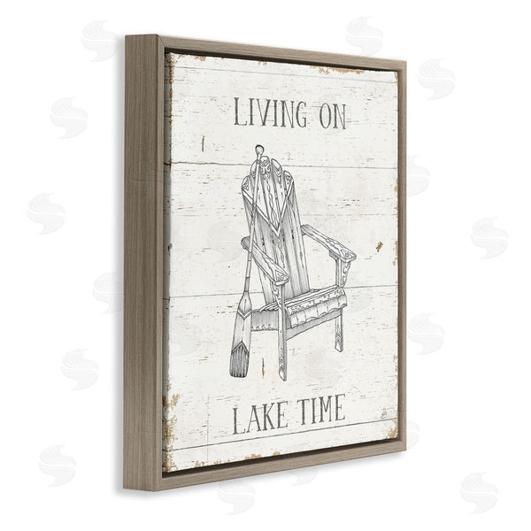 Stupell Industries Daphne Brissonnet | Living On Lake Time